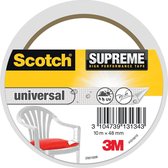 Scotch® SUPREME™ reparatietape, 4101W10, Wit, 10 m x 48 mm, 1 rol