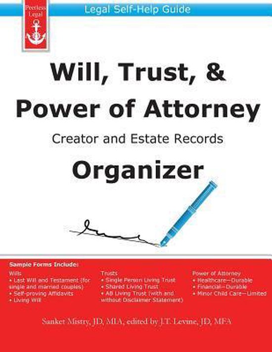 Will, Trust, & Power of Attorney Creator and Estate Records  ... - cover
