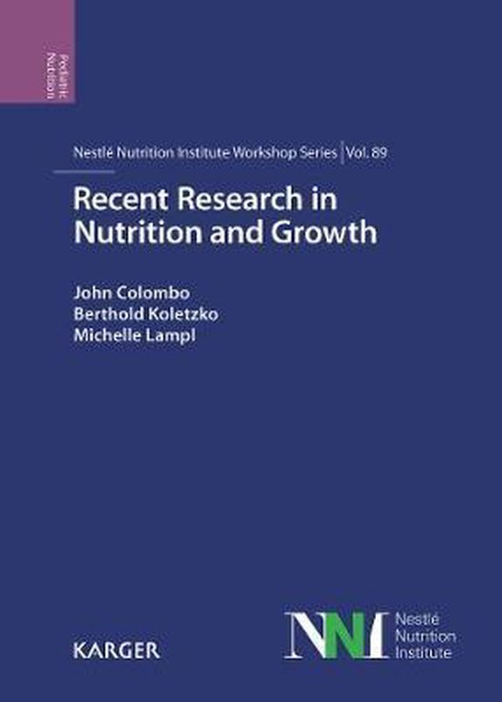 Recent Research in Nutrition and Growth - cover