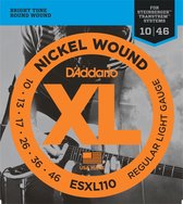 D'Addario ESXL110 Nickel Wound Regular Light Double BallEnd 10-46
