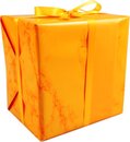LOVLY® Cadeaupapier, 50cm, 200m, 80gr/m², Marble Candy, oranje