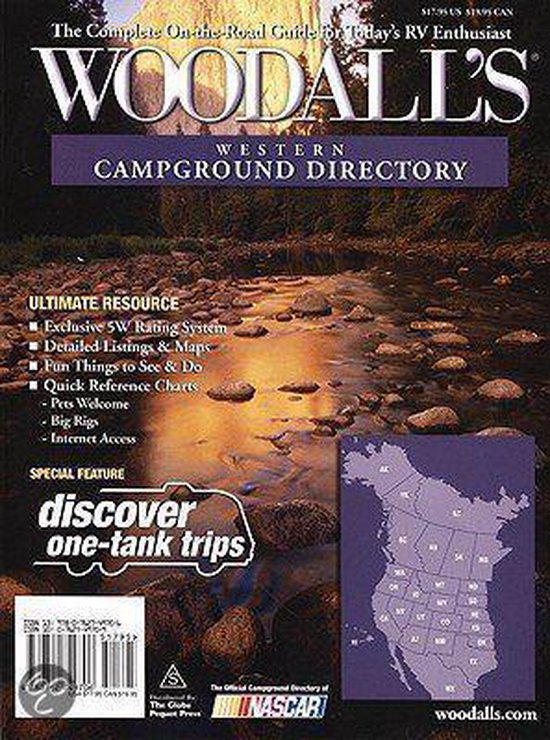 Cover van het boek 'Woodall's Campground Guide western America 2009'