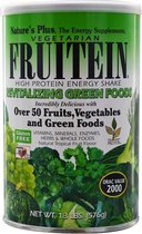Fruitein - High Protein Energy Shake - Revitalizing Green Foods (576 grams) - Nature's Plus