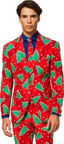 OppoSuits Fine Pine - Mannen Kostuum - Gekleurd - Kerst - Maat 52
