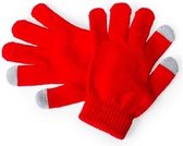 Touchscreen handschoenen kind rood