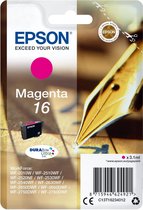 EPSON 16 inktcartridge magenta standard capacity 3.1ml 165 paginas 1-pack RF-AM blister