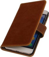 Bruin Pull-Up PU Cover Huawei Honor Y6 Booktype Wallet Cover