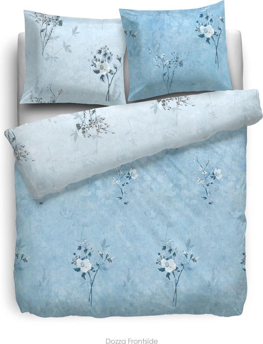 Heckettlane HNL Velvet Touch Ostana Dekbedovertrek - Litsjumeaux XL - 260x200/220 cm - Lichtblauw