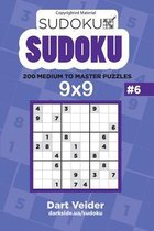 Sudoku - 200 Medium to Master Puzzles 9x9 (Volume 6)