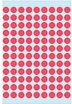 Herma 1846 Etiket Rond 8mm Fluor-Rood