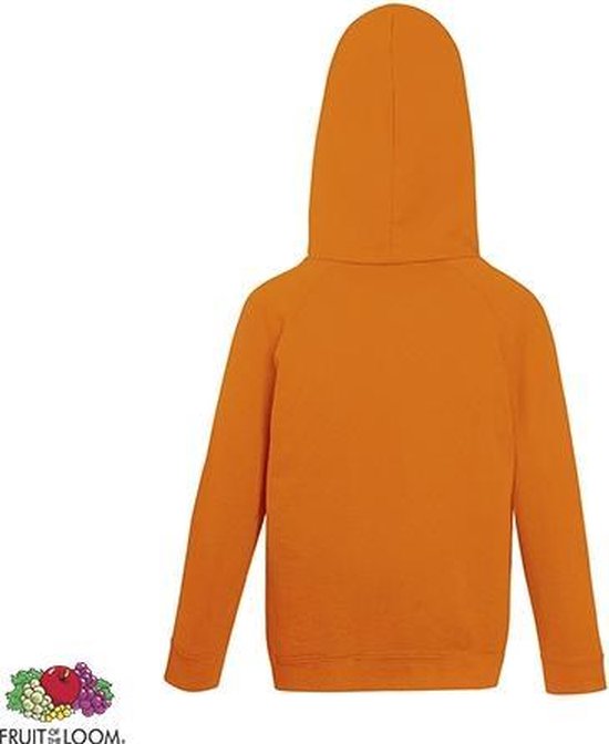 Fruit of the Loom Kids hoodie - Maat 152 - Kleur Orange