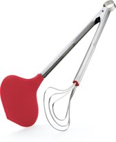 Cuisipro vistang - met silicone - 33 cm - rood