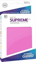 Ultimate Guard Supreme UX Sleeves Standard Size Matte Pink (80)