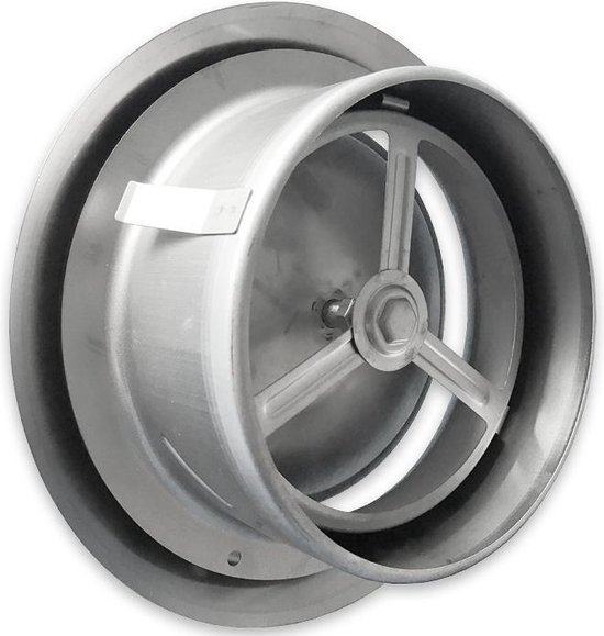 Culinorm afvoer en toevoer ventiel- Ventiel Rooster - RVS - Ø 125 mm |  bol.com