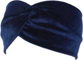 Velvet Suede Haarband Trendy - Blauw