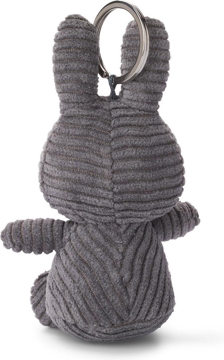 Bon Ton Toys Nijntje - Keychain ECO Corduroy Grey - 10 cm - 4" — afbeelding 3