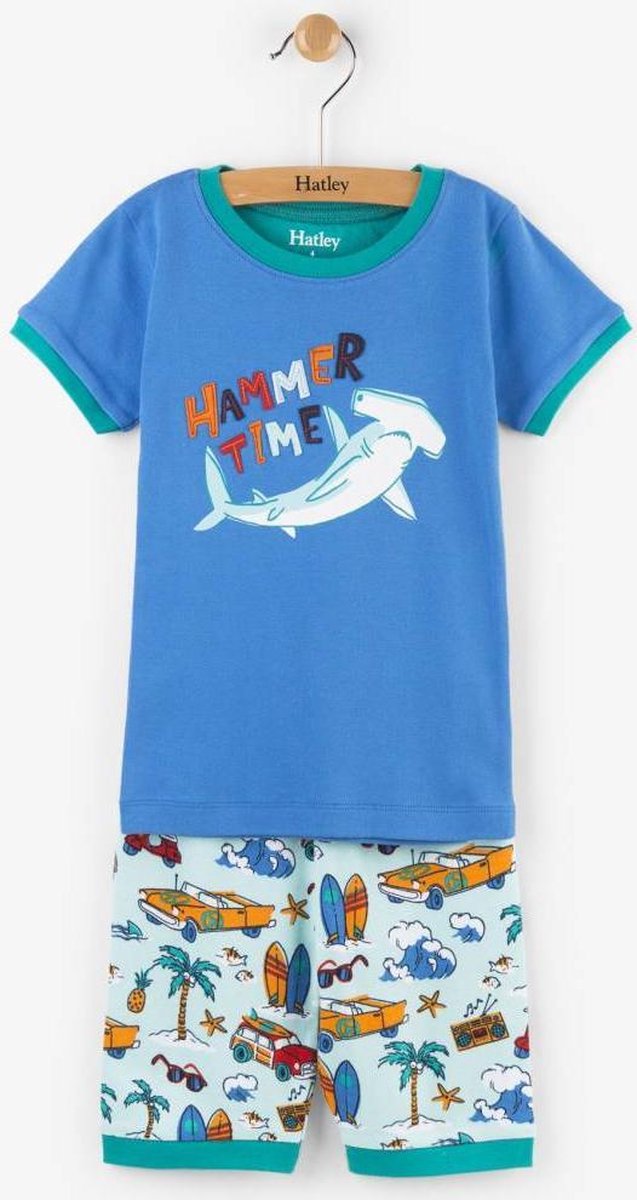 Hatley 2-delige korte pyjama Hammer time - 104