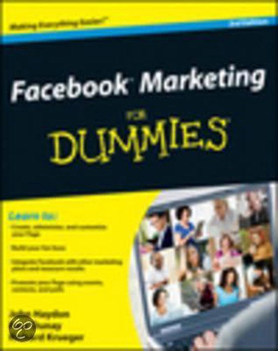 Facebook Marketing For Dummies - cover