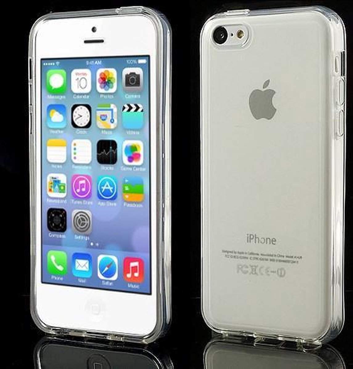 iPhone 5C TPU Case Hoesje Transparant