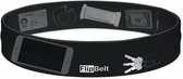 FlipBelt Classic - Running Belt – Hardloopriem voor Telefoon, Water en Meer – Unisex – Zwart - XL