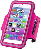 HTC One M9 sports armband case Donker Roze Dark Pink