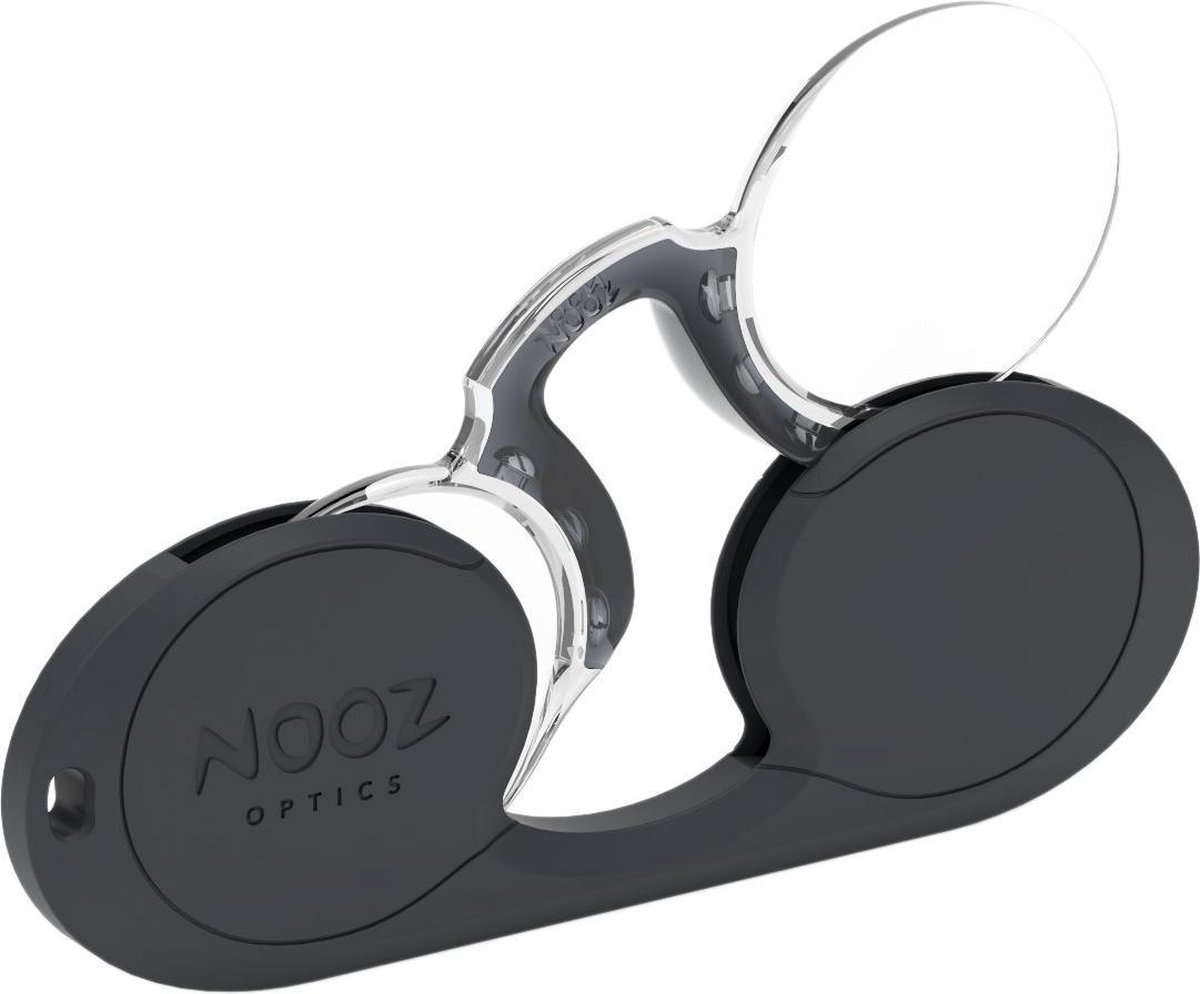 Nooz - Leesbril Zonder Poten - Zwart +3 Ovaal - Altijd bij u - Nooz Optics
