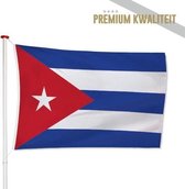 Cubaanse Vlag Cuba 100x150cm - Kwaliteitsvlag - Geschikt voor buiten