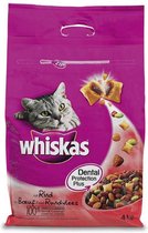 Whiskas Droog Adult Kattenvoer - Rund/Wortel - 4 kg