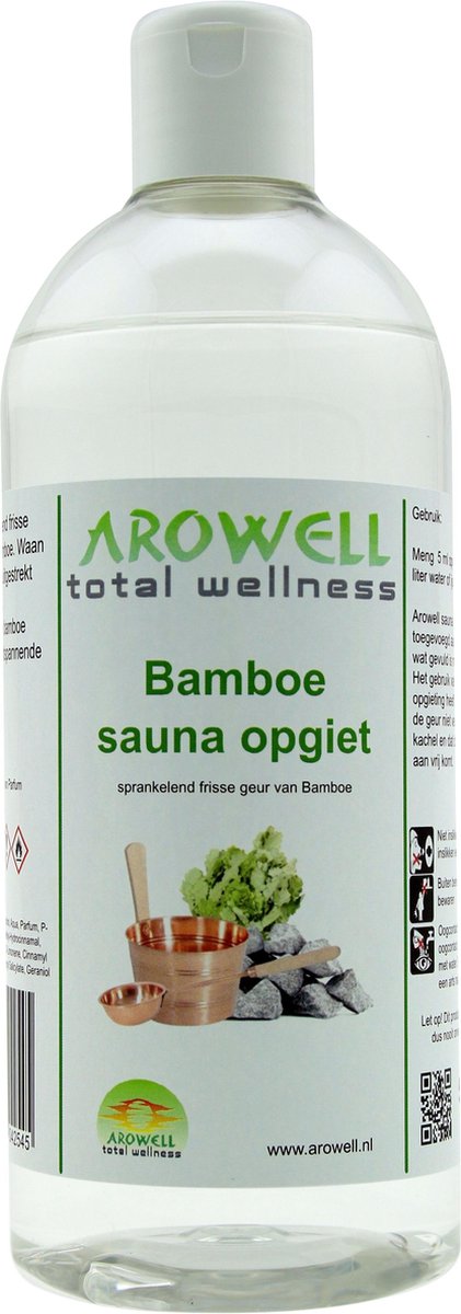 Goedkoopste Arowell - Bamboe - Sauna opgiet - Saunageur - 500 ml