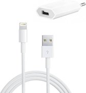 5W Lightning Oplader voor Apple iPhone5/6/7/8/X Met 1 Meter Lightning USB Kabel - 1 Jaar Garantie