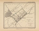 Historische kaart, plattegrond van gemeente Voorburg in Zuid Holland uit 1867 door Kuyper van Kaartcadeau.com