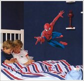 Vrolijke Premium Prachtige Muursticker Spiderman Actieheld Spider-Man- Voor Kinderkamer / Babykamer V2