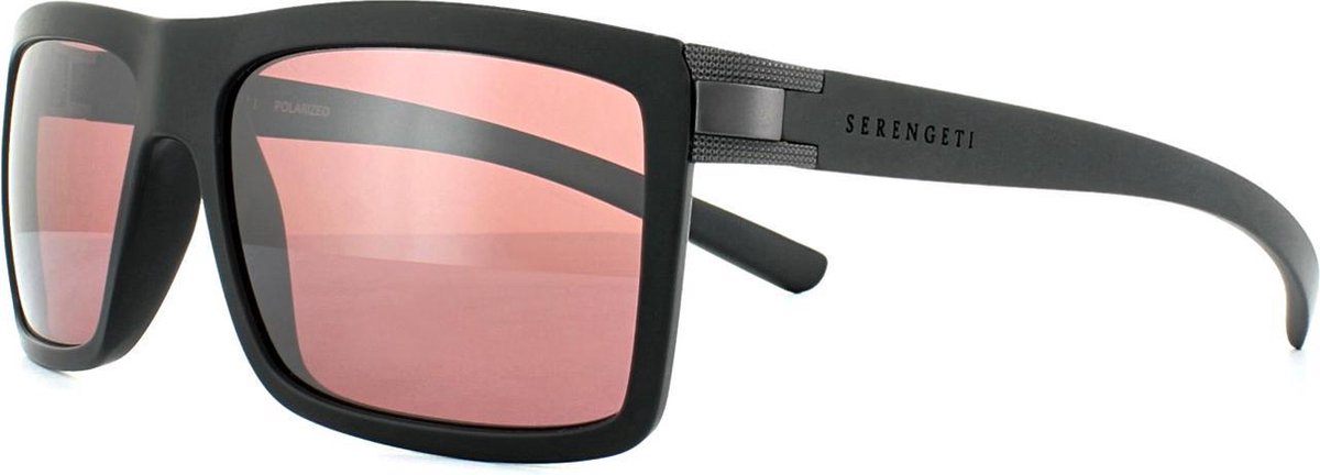 Serengeti 8584 Large Brera Sanded Dark Grey Polarized bol