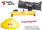 Trainingsset Agility Sports| Loopladder 6 meter | trainingsladder | Speedladder | Pionnenset  | Pion Geel