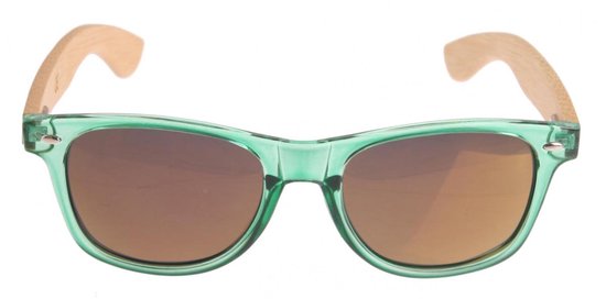 Wave Hawaii Bamboo Gecko Zonnebril - Groen - Gepolariseerd, Lichtgewicht & Eco-vriendelijk - UV400 Bescherming van Wave Hawaii — afbeelding 2