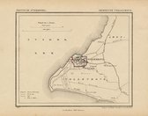 Historische kaart, plattegrond van gemeente Vollenhove in Overijssel uit 1867 door Kuyper van Kaartcadeau.com
