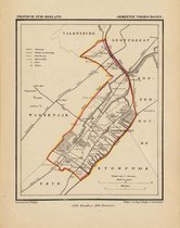 Historische kaart, plattegrond van gemeente Voorschoten in Zuid Holland uit 1867 door Kuyper van Kaartcadeau.com