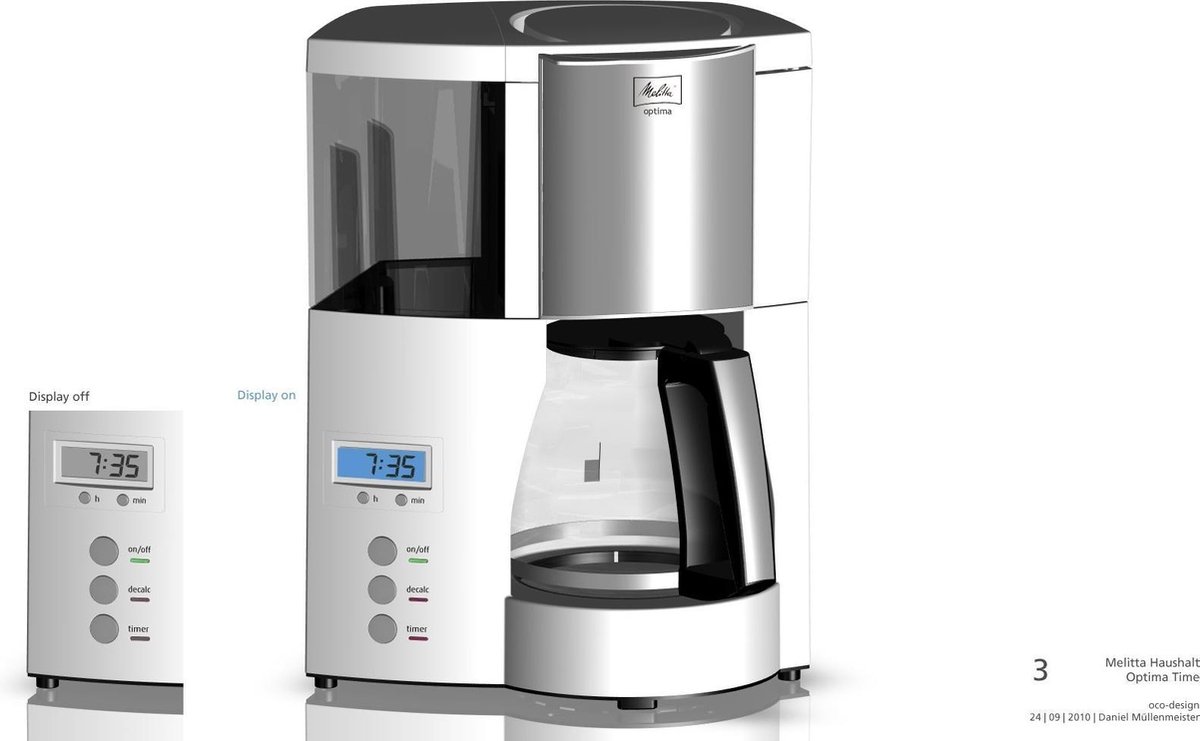 Filterkoffiezetapparaat met Glazen Kan voor Verse Koffie