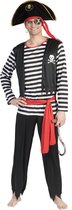 Funny Fashion - Piraat & Viking Kostuum - Pat De Piraat - Man - - Maat 48-50 - Carnavalskleding - Verkleedkleding