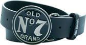 Jack Daniels Leren Riem, Old No. 7 Maat L (116cm)