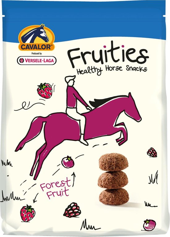 Foto: Cavalor versnapering paardensnoepjes fruities 750 g