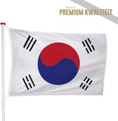 Zuid-Koreaanse Vlag Zuid-Korea 150x225cm - Kwaliteitsvlag - Geschikt voor buiten