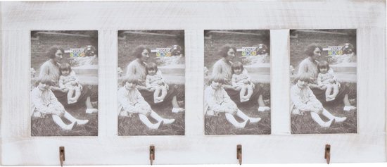 Deknudt Frames fotolijst S67TF1 P4 - wit - voor 4 foto's 10x15 cm