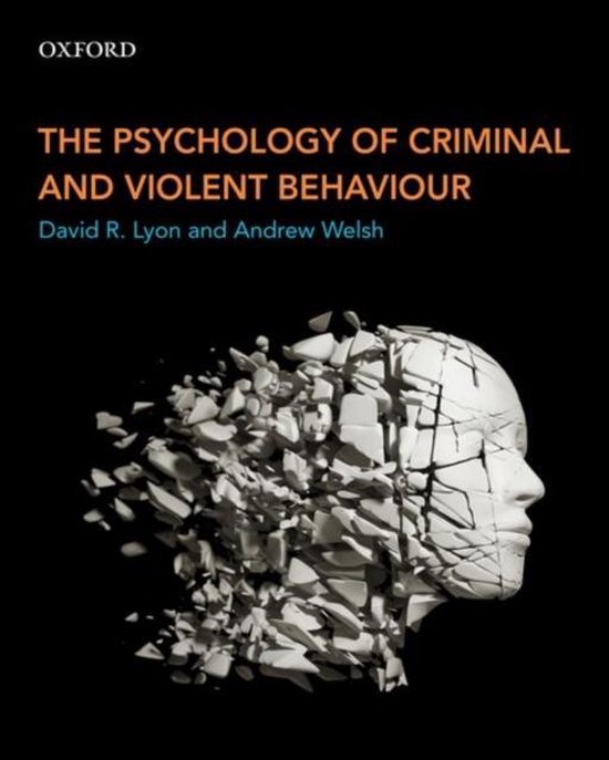 The Psychology of Criminal and Violent Behaviour - cover