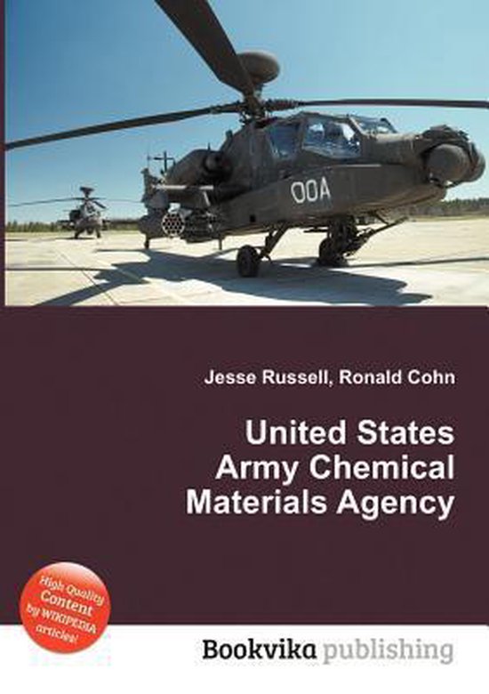 United States Army Chemical Materials Agency 9785511301396 Boeken