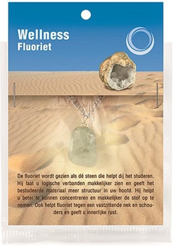 Ruben Robijn Fluoriet gezondheids hanger