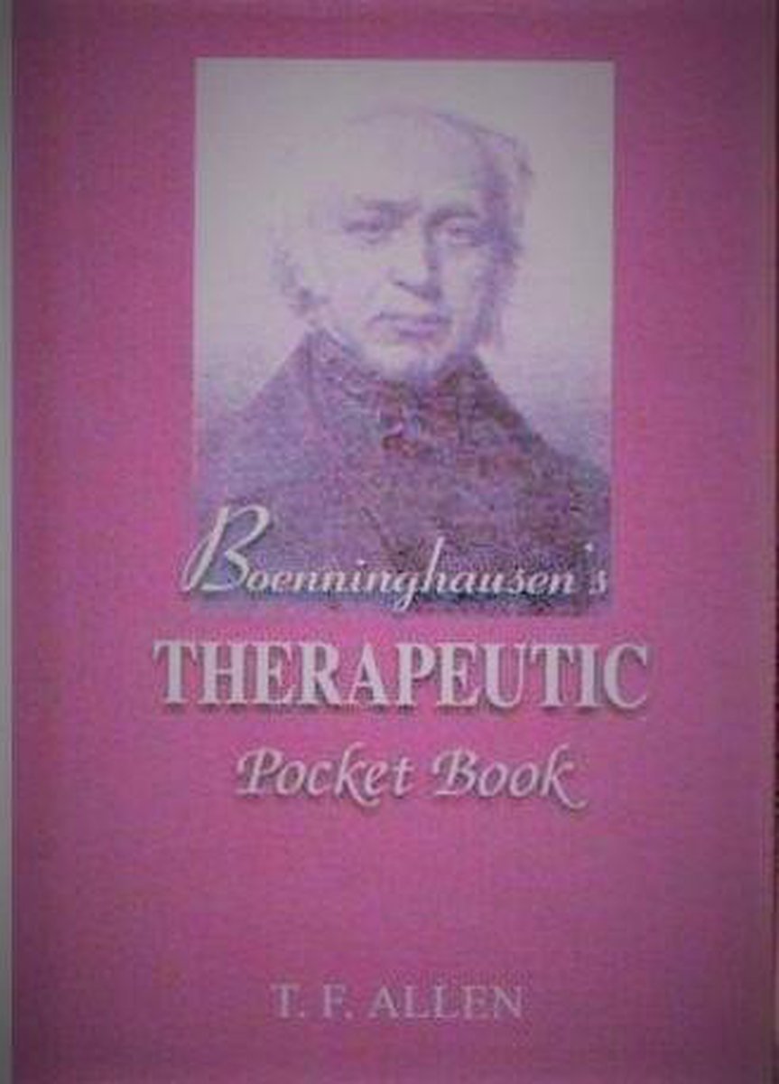 boenninghausen therapeutic pocket book