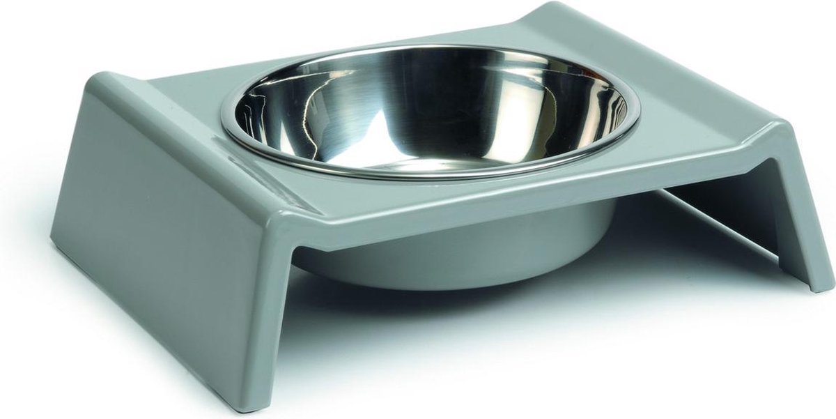 Melamine eetbak Delish, grijs.