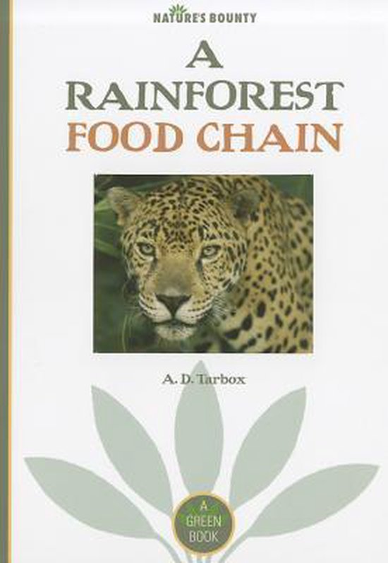 A Rainforest Food Chain, A D Tarbox 9780898127393 Boeken
