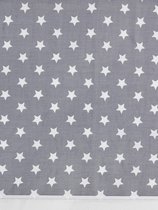 BINK Bedding Ledikantlaken Little Star grijs 100 x 150 cm